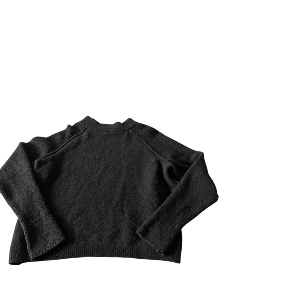 Free People Black Cowl Neck Sweater Relaxed Fit - Picture 7 of 10